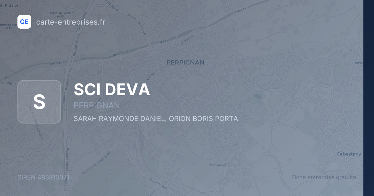 SCI DEVA — 483910071 — fiche entreprise