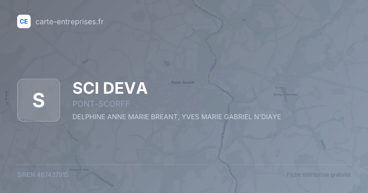 SCI DEVA — 487437915 — fiche entreprise