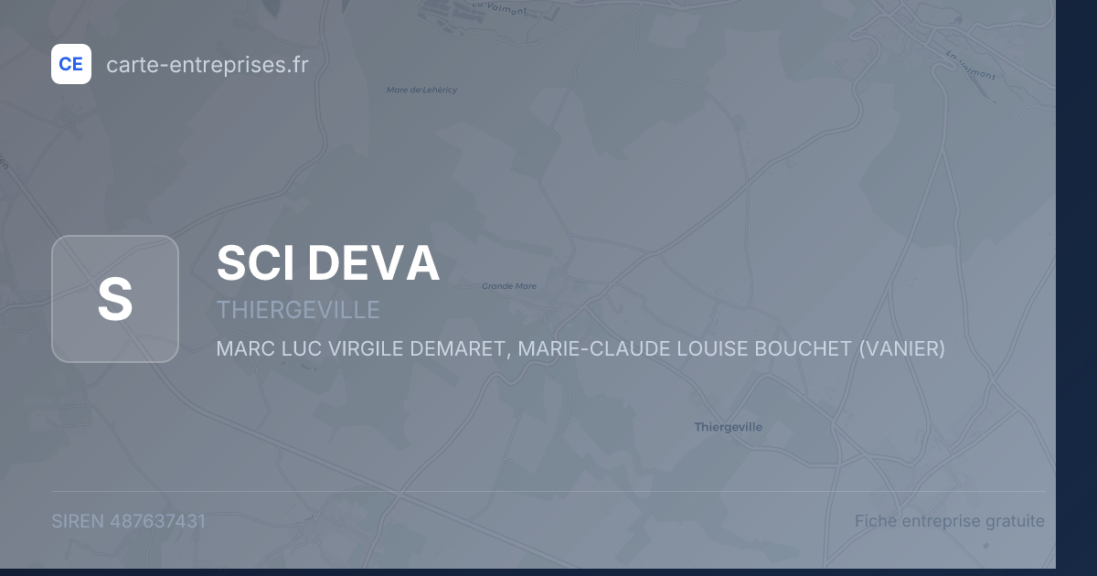 SCI DEVA — 487637431 — fiche entreprise