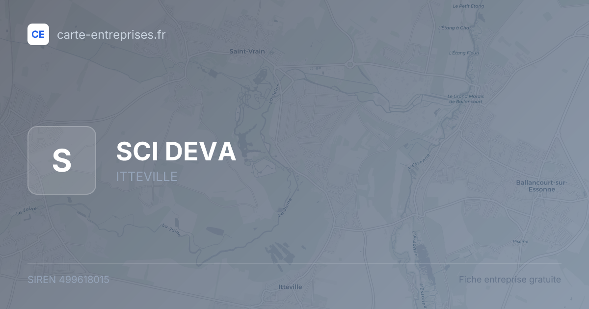 SCI DEVA — 499618015 — fiche entreprise