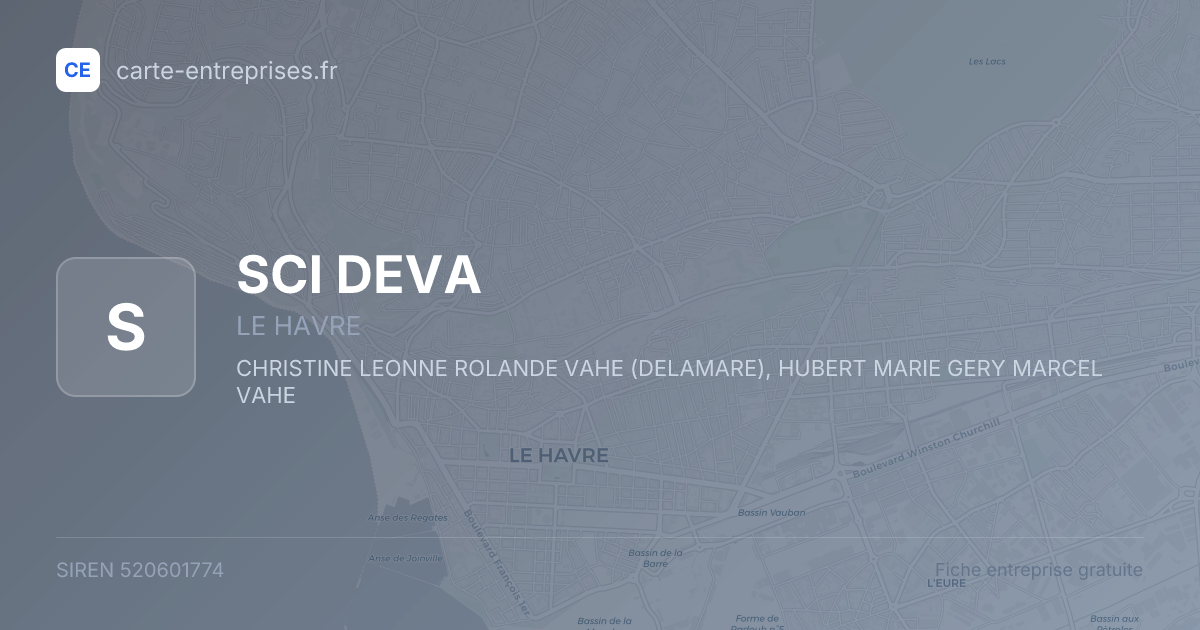 SCI DEVA — 520601774 — fiche entreprise