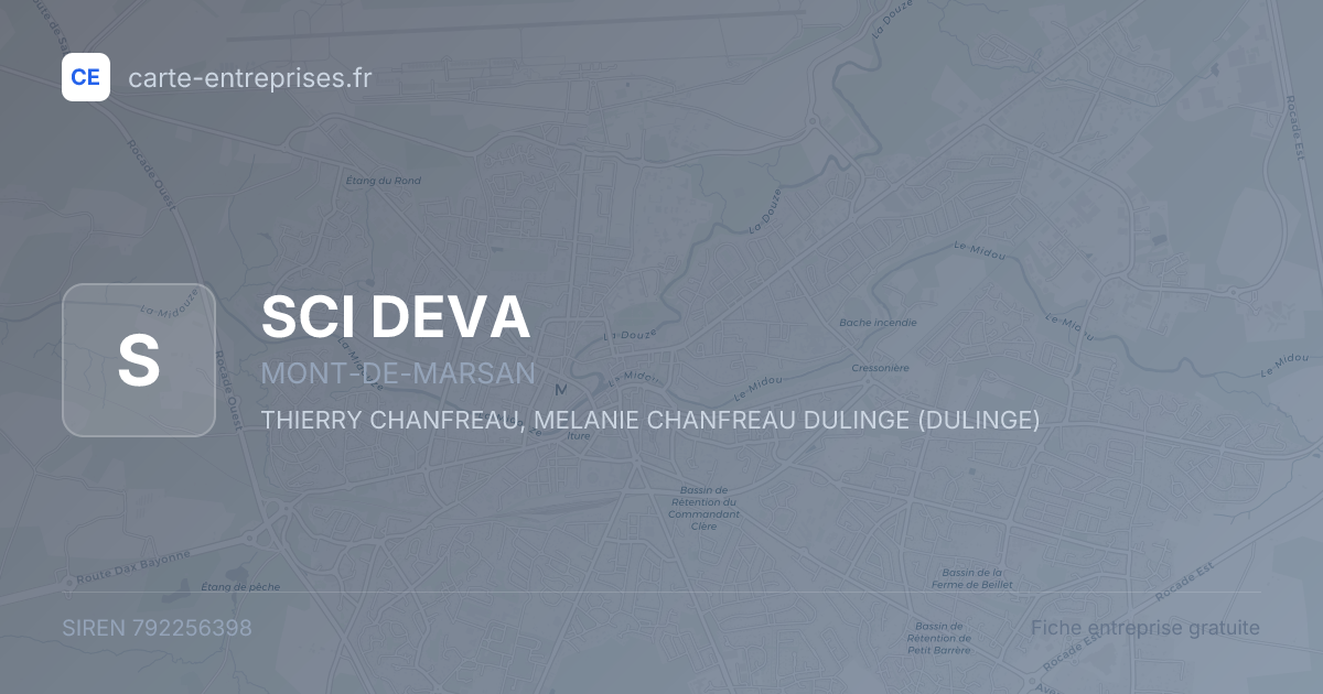 SCI DEVA — 792256398 — fiche entreprise