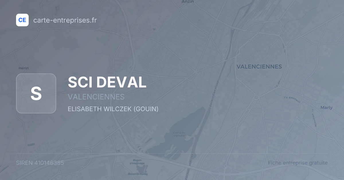 SCI DEVAL — 410146385 — fiche entreprise