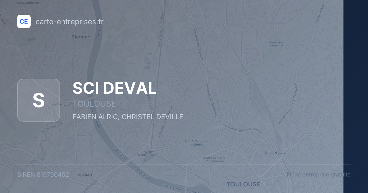 SCI DEVAL — 819790452 — fiche entreprise