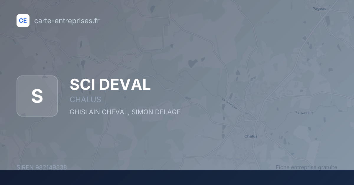 SCI DEVAL — 982149338 — fiche entreprise