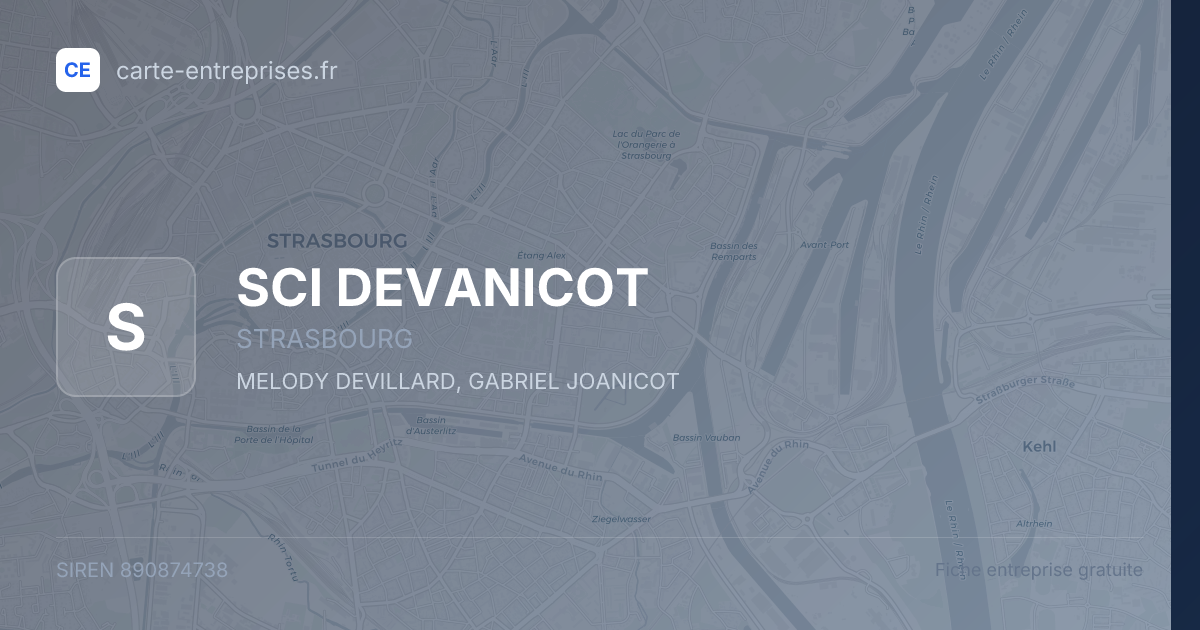 SCI DEVANICOT — 890874738 — fiche entreprise