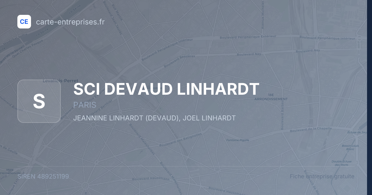 SCI DEVAUD LINHARDT — 489251199 — fiche entreprise