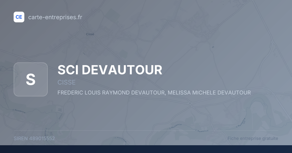 SCI DEVAUTOUR — 489015552 — fiche entreprise
