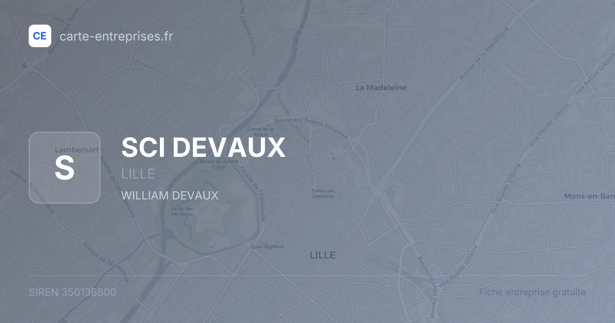 SCI DEVAUX — 350136800 — fiche entreprise