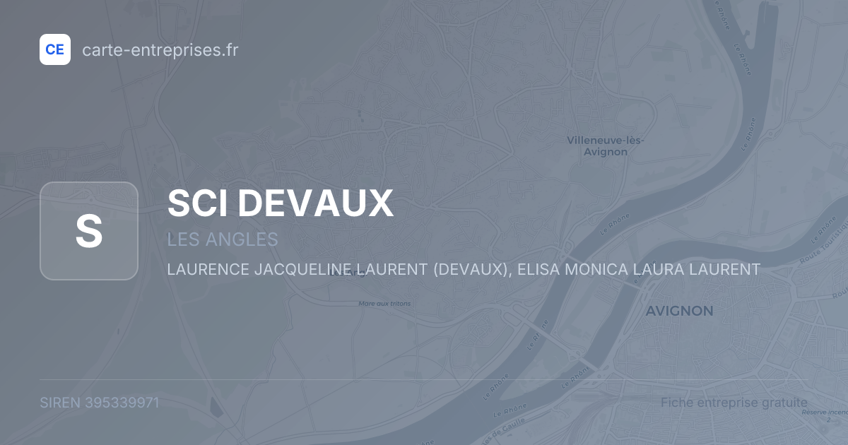 SCI DEVAUX — 395339971 — fiche entreprise