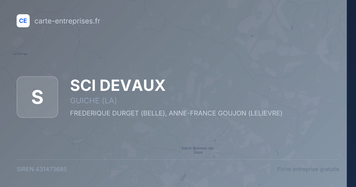 SCI DEVAUX — 431473685 — fiche entreprise