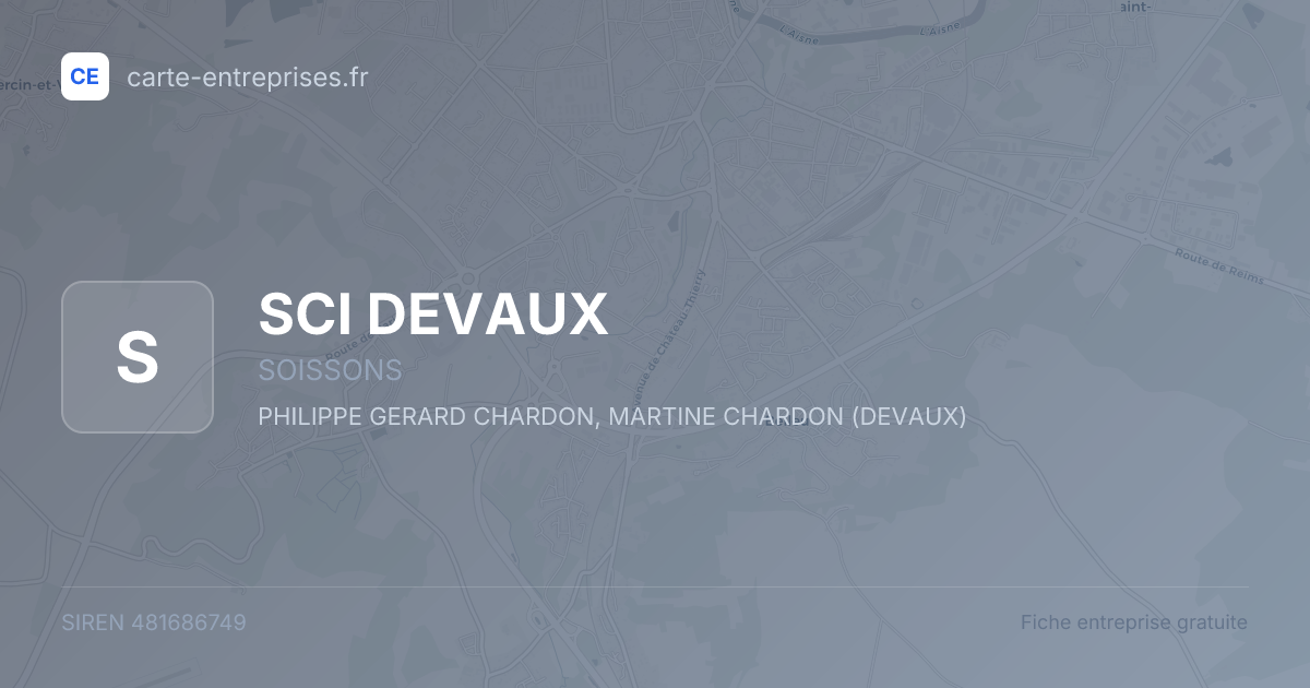 SCI DEVAUX — 481686749 — fiche entreprise