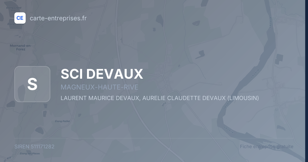 SCI DEVAUX — 511171282 — fiche entreprise