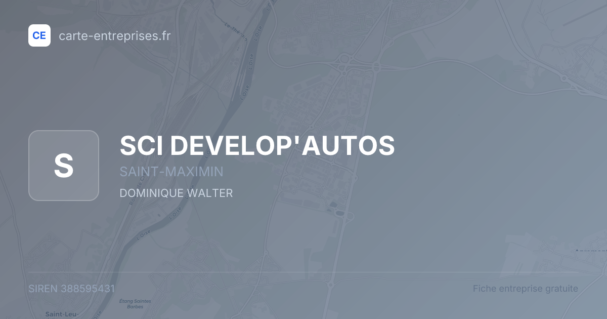 SCI DEVELOP'AUTOS — 388595431 — fiche entreprise