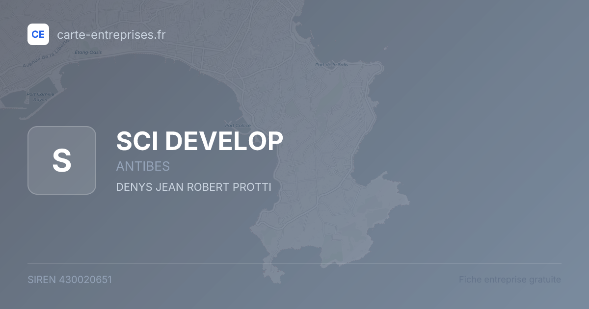 SCI DEVELOP — 430020651 — fiche entreprise