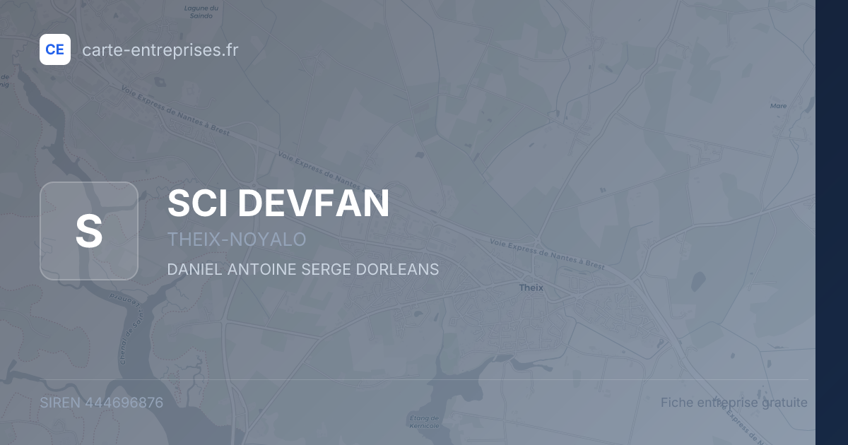 SCI DEVFAN — 444696876 — fiche entreprise