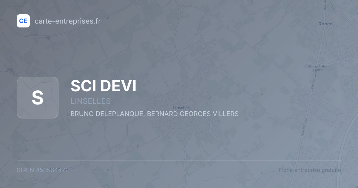 SCI DEVI — 450564471 — fiche entreprise