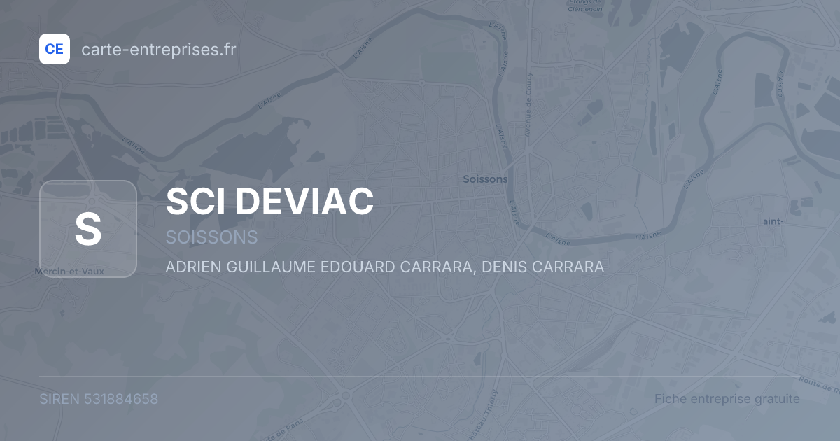 SCI  DEVIAC — 531884658 — fiche entreprise
