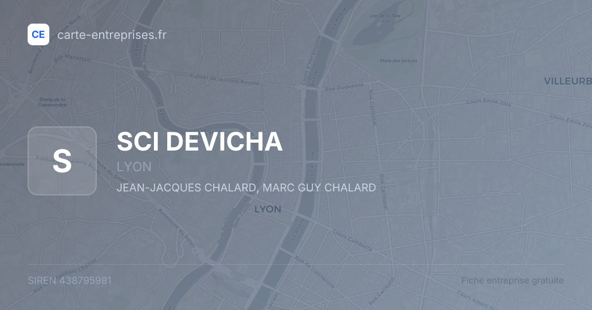 SCI DEVICHA — 438795981 — fiche entreprise