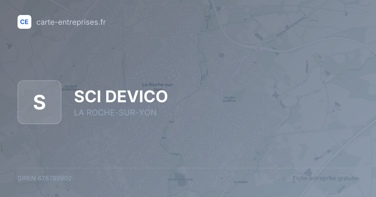 SCI DEVICO — 478789902 — fiche entreprise