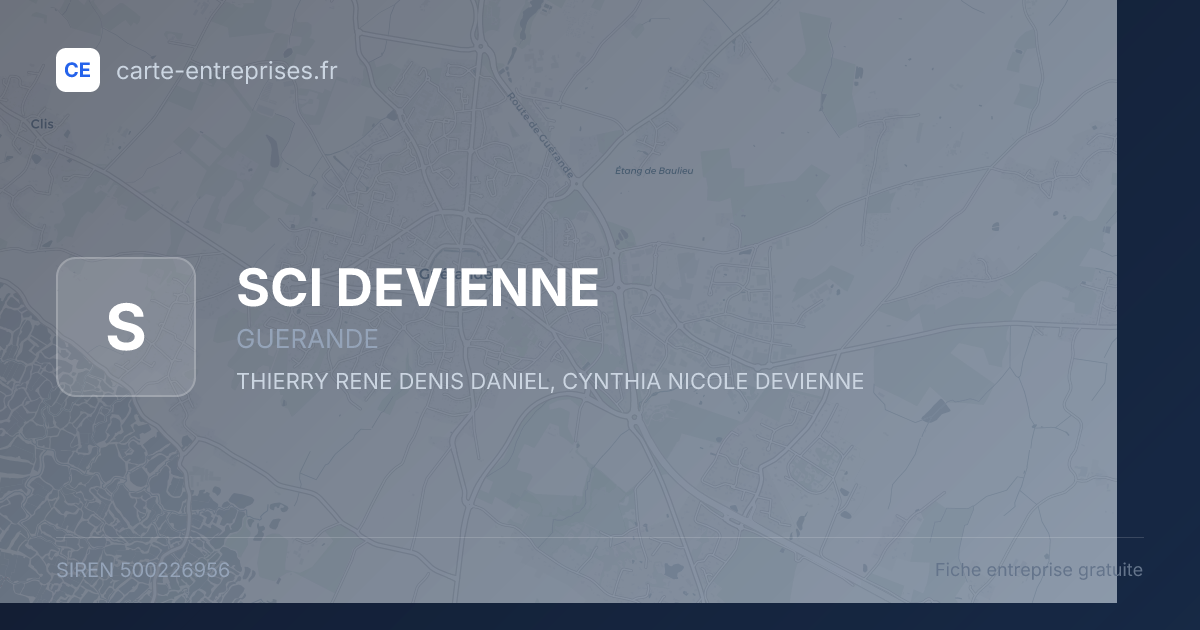 SCI DEVIENNE — 500226956 — fiche entreprise