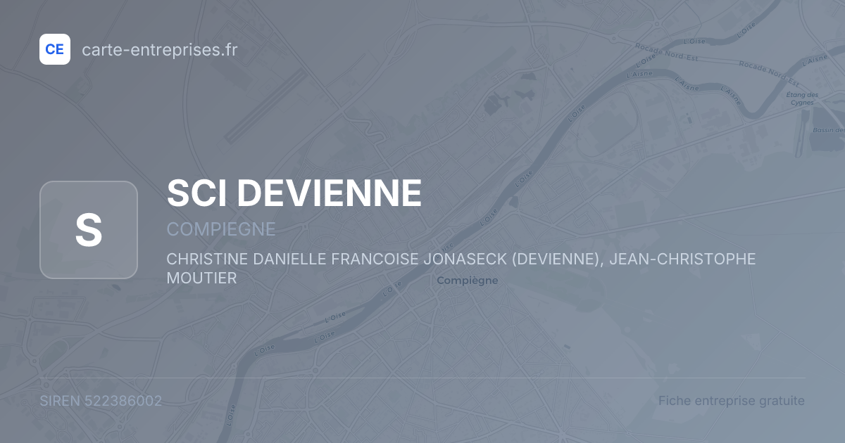 SCI DEVIENNE — 522386002 — fiche entreprise