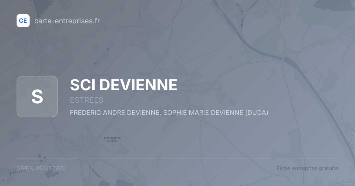 SCI DEVIENNE — 817472970 — fiche entreprise