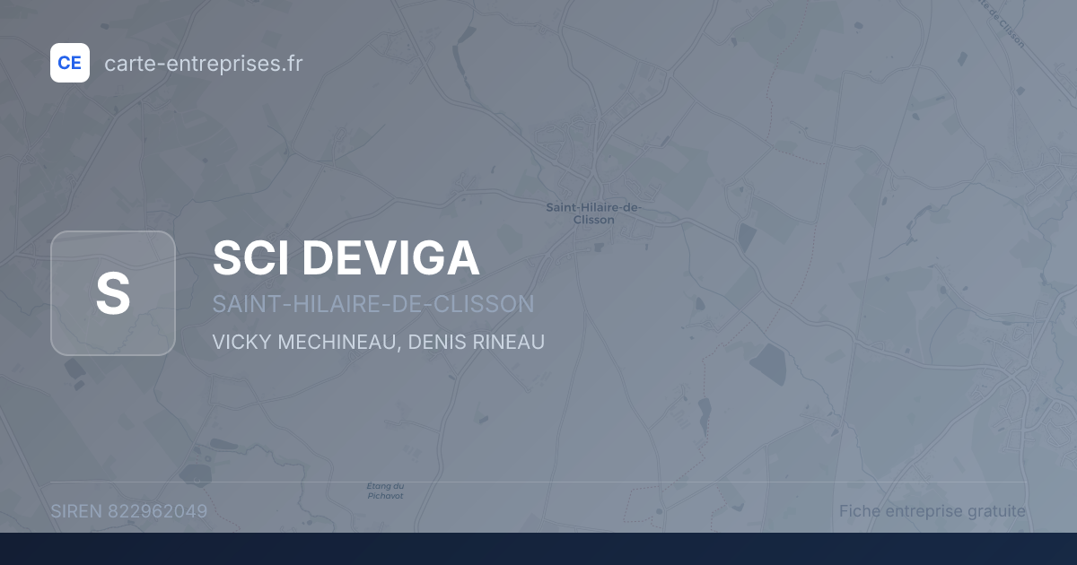 SCI DEVIGA — 822962049 — fiche entreprise