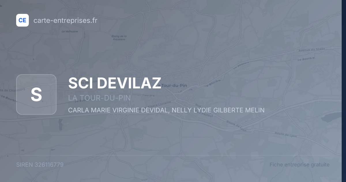 SCI DEVILAZ — 326116779 — fiche entreprise
