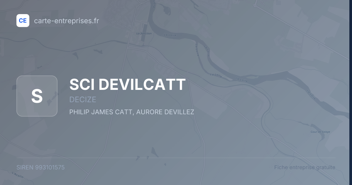 SCI DEVILCATT — 993101575 — fiche entreprise