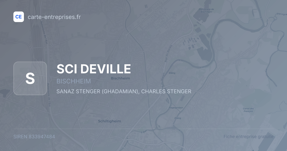 SCI DEVILLE — 833947484 — fiche entreprise