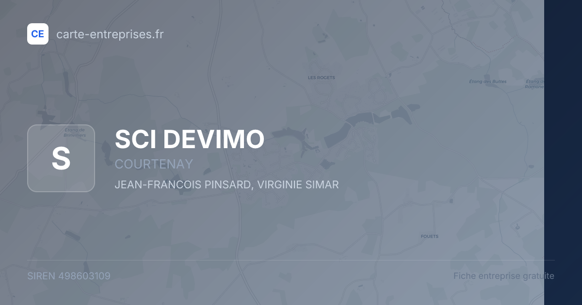 SCI DEVIMO — 498603109 — fiche entreprise