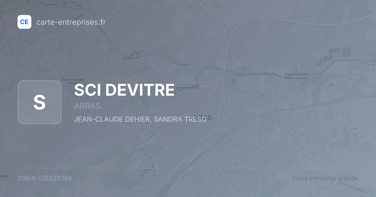 SCI DEVITRE — 525223368 — fiche entreprise