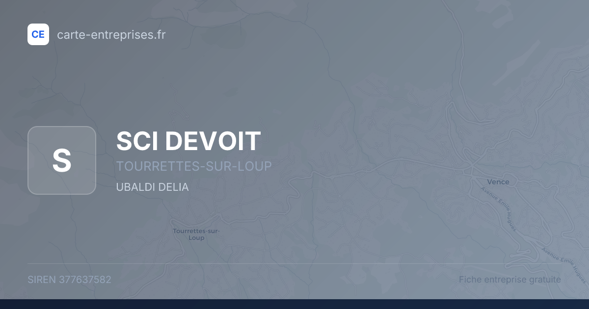 SCI DEVOIT — 377637582 — fiche entreprise