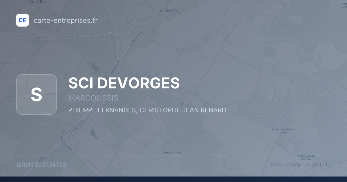 SCI DEVORGES — 853734739 — fiche entreprise