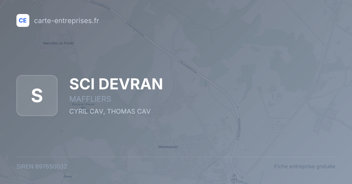 SCI DEVRAN — 897650032 — fiche entreprise