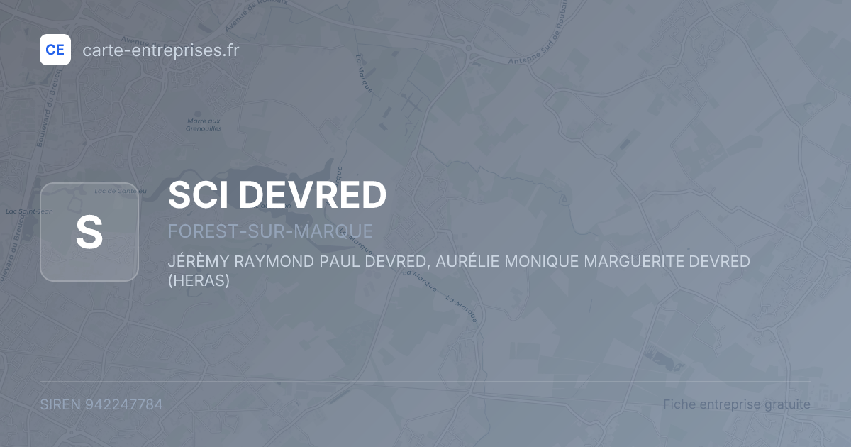 SCI DEVRED — 942247784 — fiche entreprise