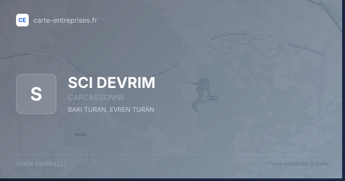 SCI DEVRIM — 490993227 — fiche entreprise