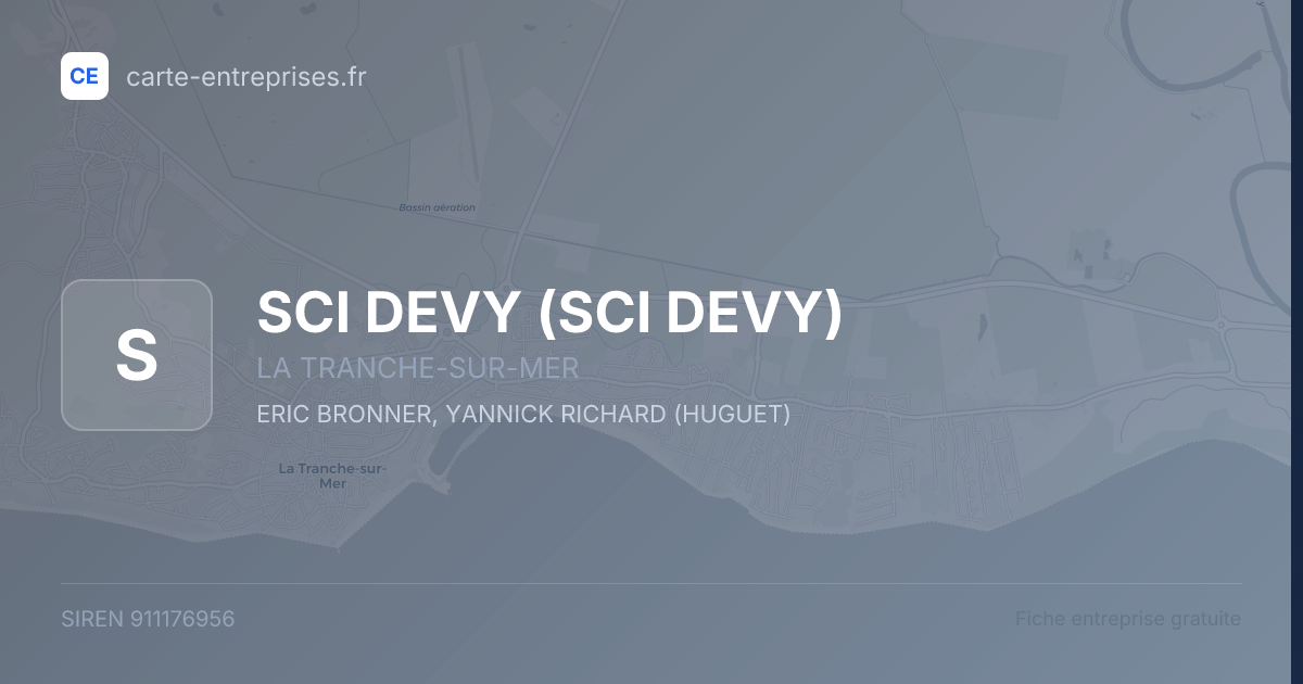 SCI DEVY — 911176956 — fiche entreprise