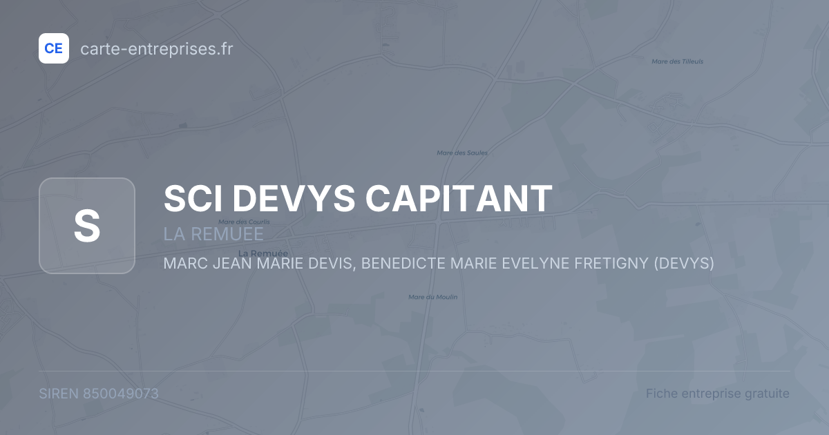 SCI DEVYS CAPITANT — 850049073 — fiche entreprise