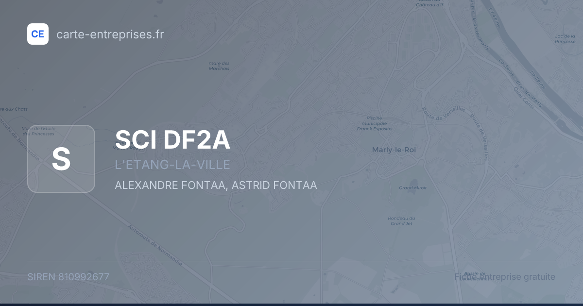 SCI DF2A — 810992677 — fiche entreprise