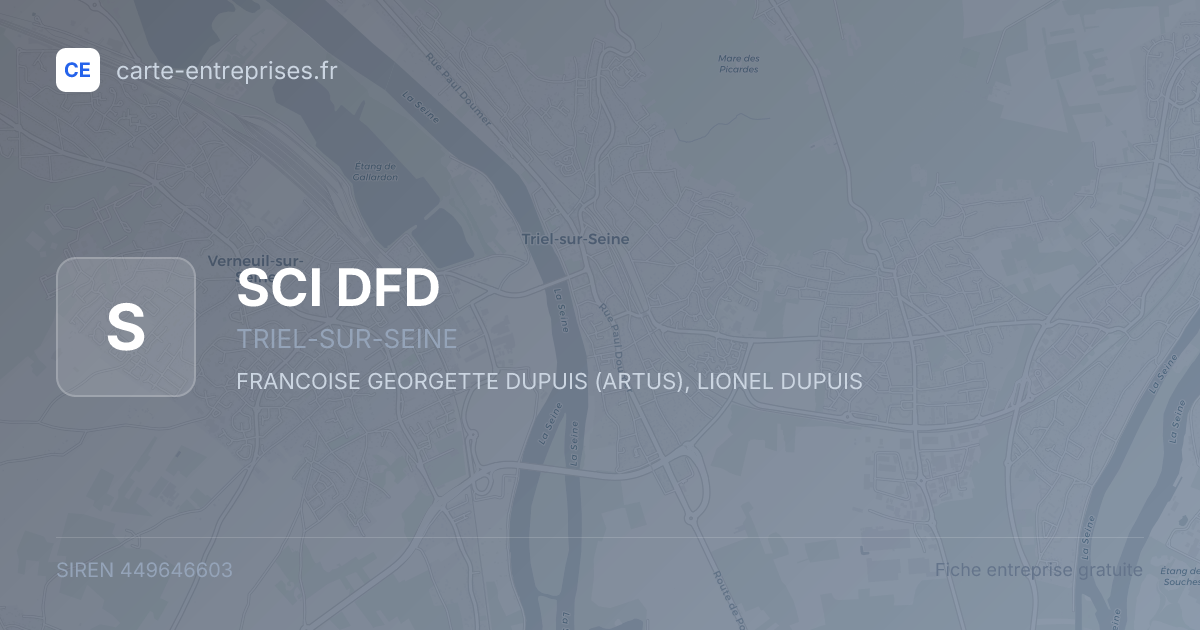 SCI DFD — 449646603 — fiche entreprise