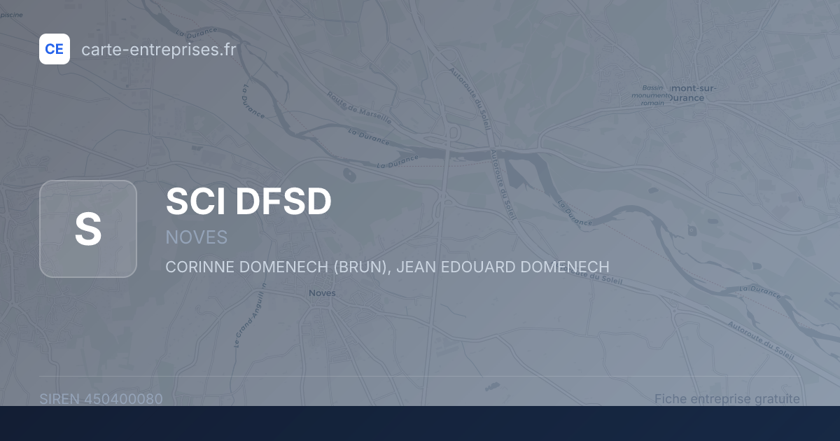 SCI DFSD — 450400080 — fiche entreprise