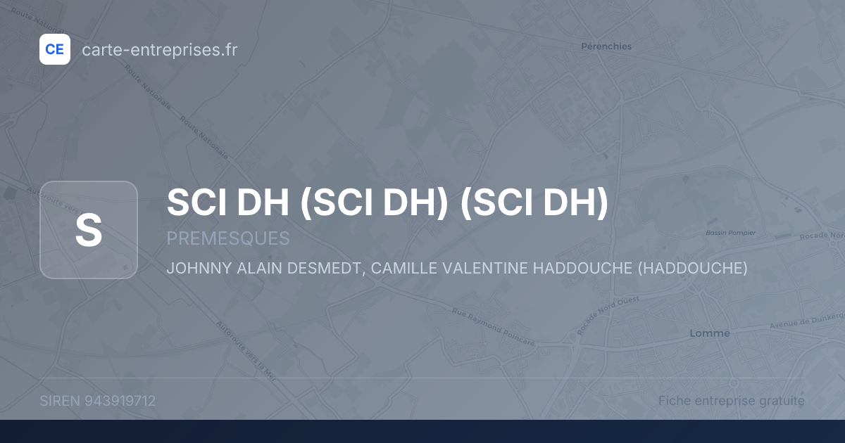 SCI DH (SCI DH) (SCI DH) — 943919712 — fiche entreprise