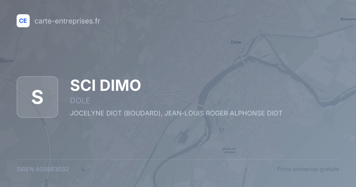 SCI DIMO — 409863032 — fiche entreprise