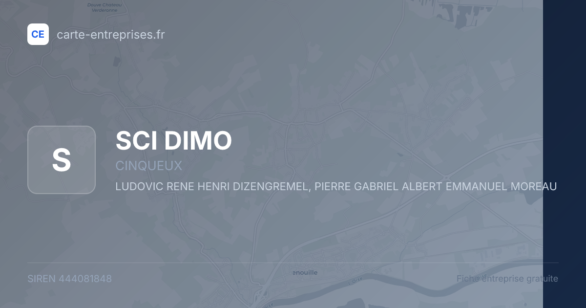 SCI DIMO — 444081848 — fiche entreprise