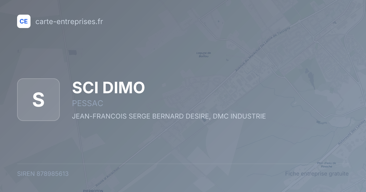SCI DIMO — 878985613 — fiche entreprise