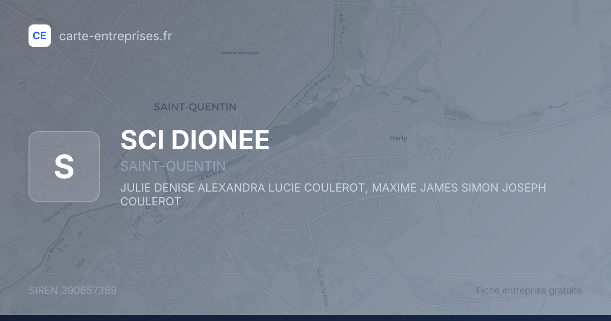 SCI DIONEE — 390657369 — fiche entreprise