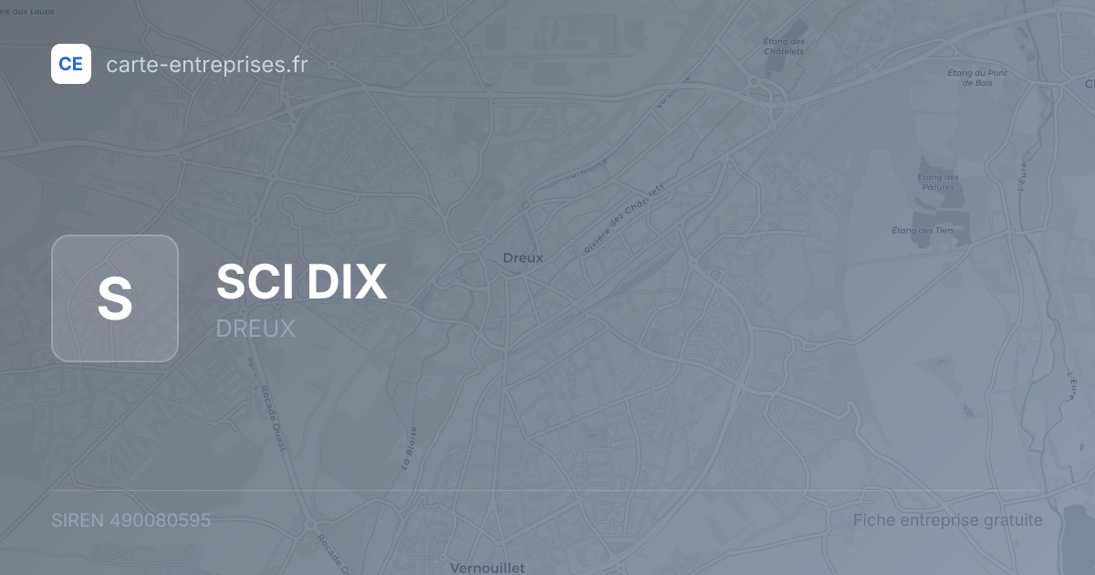 SCI DIX — 490080595 — fiche entreprise