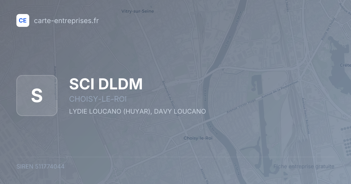 SCI DLDM — 511774044 — fiche entreprise